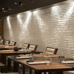 Interior Design Embossed Wall With Crossing Ligth White Wall - Karbonix