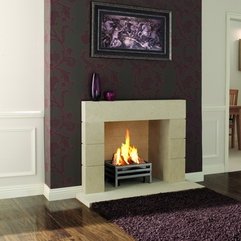Interior Design Image Fashionable Shabby Chic Fireplace In Modern - Karbonix