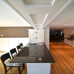 Interior Design With A Brown Black And White Colour Look Kitchen - Karbonix