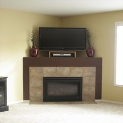 Interior Elegant Corner Fireplace Decorating Ideas With Awesome - Karbonix