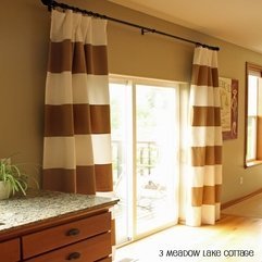 Interior Fashionable Stripes Curtain For Chicest Interior Style - Karbonix
