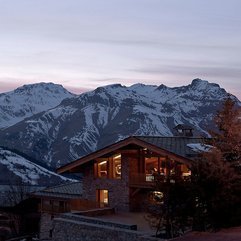 Interior Home Fantastic Panoramic Mountain View Behind The Chalet - Karbonix