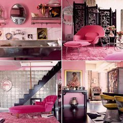 Best Inspirations : Interior Lovely Pink Interior Design Ideas Interesting Pink - Karbonix