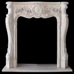 Interior Luxury White Marble Fireplace Mantels For Chic Living - Karbonix