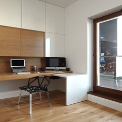 Interior Modern Black Chairs With Wooden And White Table In - Karbonix