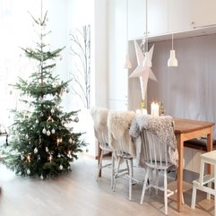Interior Scandinavian Christmas Dining Room Decorating Ideas With - Karbonix