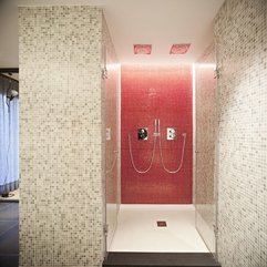 Interior Sensational Bathroom Interior With Mosaic Wall Tile - Karbonix