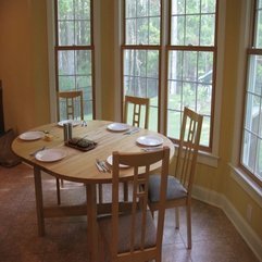 Best Inspirations : Interior Sensational Oak Round Dining Table And Chic Minimalist - Karbonix