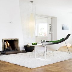 Best Inspirations : Interior Spectacular Retro Fireplace With Enchanting Curve Chair - Karbonix