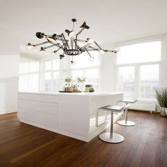Best Inspirations : Interior Stylish Bright White Home Interior Design White Kitchen - Karbonix