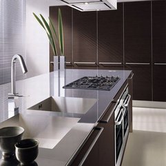 Italian Kitchen Design Modern Brown - Karbonix