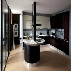 Italian Kitchen Designs Modern Black - Karbonix