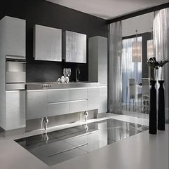 Italian Kitchens Design Grey Black - Karbonix