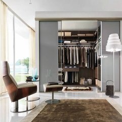 Italian Style Closet For Spacious Space Luxurios Grey - Karbonix