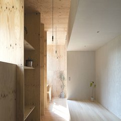 Japanese Interior With Yellow Larch Plywood Material The Ant House In Modern Style - Karbonix