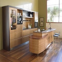 Japanese Modern Kitchen Design With Striped Bamboo Pattern Unique Sereno - Karbonix