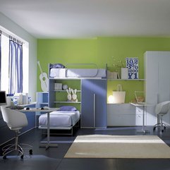 Kids Bedroom Design By Berloni Purple Green - Karbonix