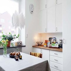 Kitchen Apartment Interior Design Modern White - Karbonix