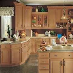 Kitchen Cabinet Refacing Large Brown - Karbonix