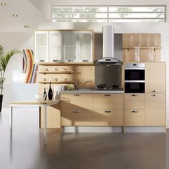 Best Inspirations : Kitchen Cabinets Design Bright Wooden - Karbonix