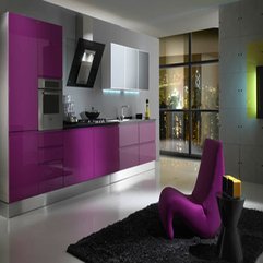 Best Inspirations : Kitchen Cabinets Modern Design Seductive Fuschia - Karbonix