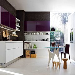 Best Inspirations : Kitchen Design Purple Theme - Karbonix