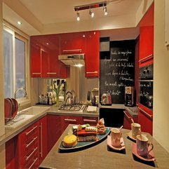 Kitchen Design Red Fall - Karbonix