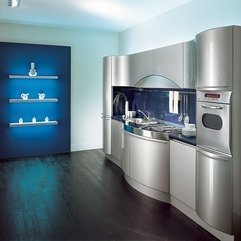 Kitchen Design With Steel Kitchen Set In Modern Style - Karbonix