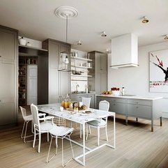 Kitchen Fancy Stylish Scandinavian Kitchen Design Ideas - Karbonix