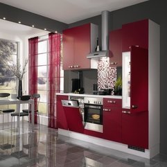 Kitchen Idea Modern Red - Karbonix