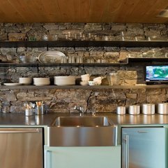 Kitchen Idea Stone House - Karbonix