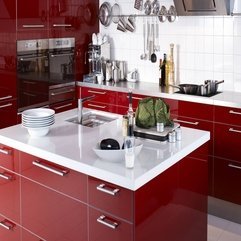 Kitchen Ideas Marvelous Red - Karbonix
