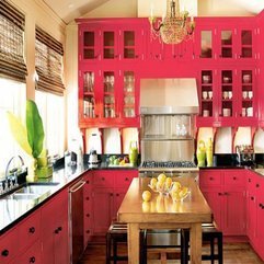 Kitchen Ideas Nice Red - Karbonix