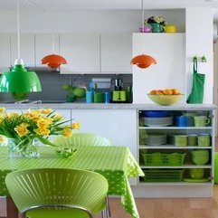 Best Inspirations : Kitchen Marvelous Colorful Kitchen Interior Ideas Nice Green - Karbonix