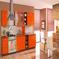 Kitchen Orange Modern - Karbonix