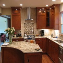Best Inspirations : Kitchen Remodel With Flower Decoration Design A - Karbonix