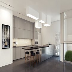 Kitchen Units In Gray - Karbonix