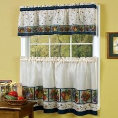 Kitchen Window Treatments Fruits Curtain - Karbonix