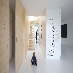 Kitchen Wooden Stairway Narrow White - Karbonix