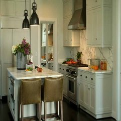 Kitchens With Classical Seat Designing Small - Karbonix