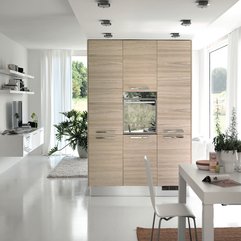 Kitchens With Few Pops Color Modern Open - Karbonix