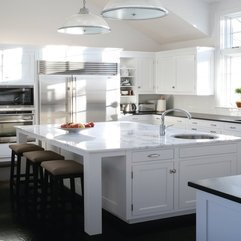 Kitchens With Marble Countertops Wonderful Elegant - Karbonix