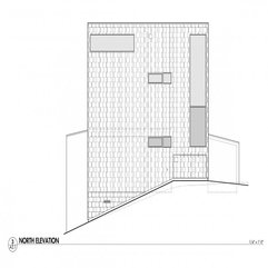 Layout Plan Of Ranch House North Elevation - Karbonix