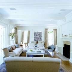 Light Sofa With Vintage Fireplace Also Parquet Floor Luxury Brown - Karbonix