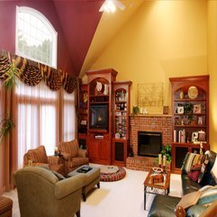 Best Inspirations : Living Room Appealing Yellow Wall Colors Panels Also Awesome - Karbonix