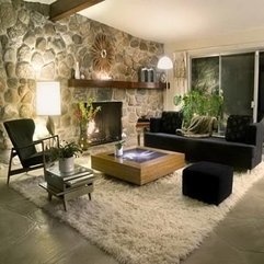 Best Inspirations : Living Room Colors Ideas Wall Stone Design Fancy Stylish - Karbonix