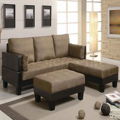 Living Room Contemporary Grey Fabric Three Head Seats Black Wood - Karbonix