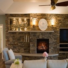 Living Room Designs Ideas Hot Fireplace - Karbonix