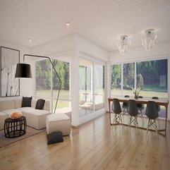 Living Room Dining Design Modern Concept - Karbonix
