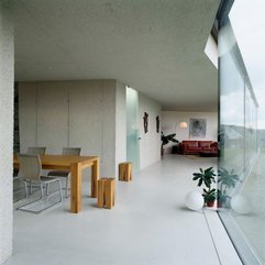 Living Room Glass Wall Seifert House - Karbonix